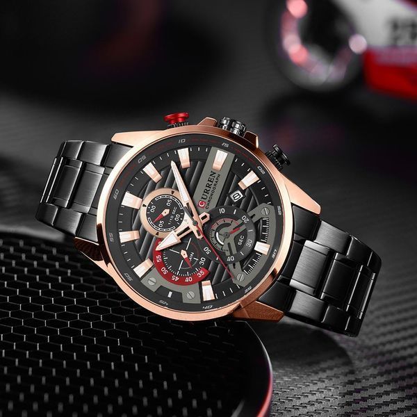Curren 8415 Black-Gold 1008-0322 фото