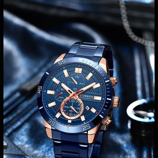 Curren 8417 Blue-Gold 1008-0326 фото
