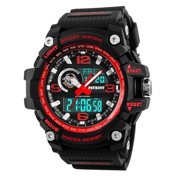 Patriot 012BKRDSSO ССО Чорні з червоним + Коробка 1201-0155 фото