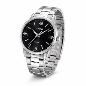 Чоловічий годинник Casio MTP-1303DD-1A з чорним циферблатом та сталевим браслетом 88414308025040 фото