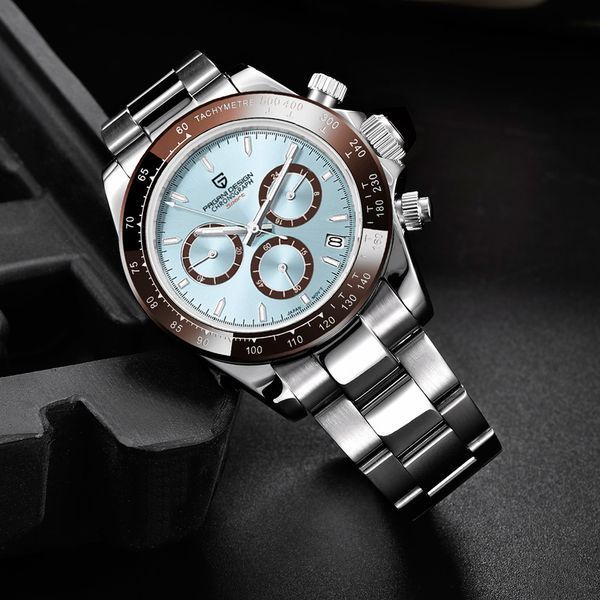 Чоловічий годинник Pagani Design PD-1644 Silver-Blue 1138-0182 фото