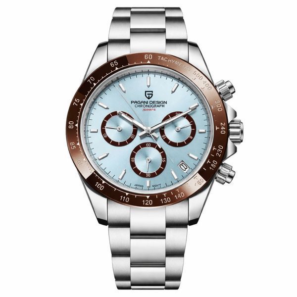 Чоловічий годинник Pagani Design PD-1644 Silver-Blue 1138-0182 фото