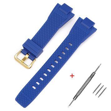 Ремінець для Casio G-Shock GST-B400 Blue Gold 1051-1136 фото