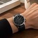 Чоловічий годинник Forsining 8312 Black-Silver з хронографом та шкіряним ремінцем 1059-0343 фото 7