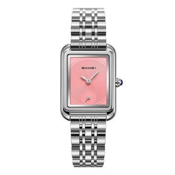 Наручний годинник Skmei 2670SIPK Silver-Pink зі сріблястим корпусом та рожевим циферблатом 88414308025216 фото