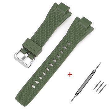 Ремінець для Casio G-Shock GST-B400 Army Green SI 1051-1123 фото
