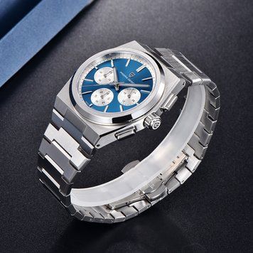 Чоловічий годинник Pagani Design PD-1761 Silver-Blue 1138-0064 фото