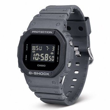 Чоловічий годинник Casio G-SHOCK DW-5610UU-8 сірий з захистом 20 ATM та протиударним корпусом 88414308025057 фото