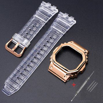 Ремінець + безель (рант) для Casio G-Shock GMW-B5000 Transp RG 1051-0917 фото