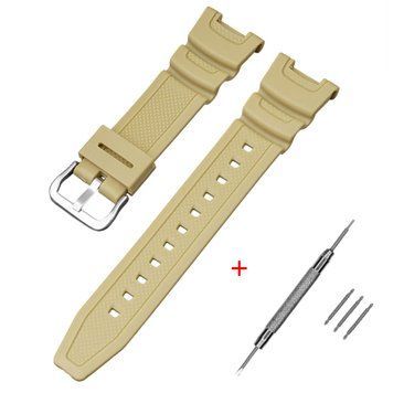 Ремінець для Casio SGW-100 Beige SI 1051-1051 фото
