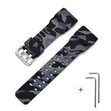 Ремінець для Casio G-Shock GG-1000/GWG-100/GSG-100 Camo Black SI 1051-0895 фото