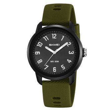 Наручний годинник Skmei 2733AG Black-Army Green &mdash; тактична модель у мілітарі стилі 88414308025225 фото