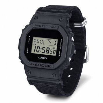 Чоловічий годинник Casio G-SHOCK DW-5600BCE-1 з нейлоновим ремінцем та водозахистом 20 ATM 88414308024937 фото