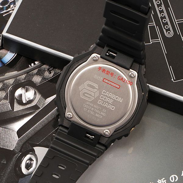 Ремінець + безель (рант) для Casio G-Shock GA-2100/GA-2110 Red Black 1051-0815 фото